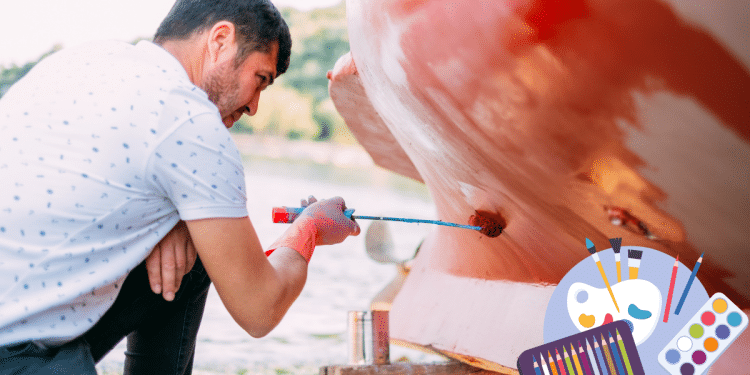 peinture surface skai bateau